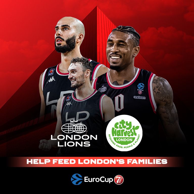 London Lions Help Feed London's Families with City Harvest London